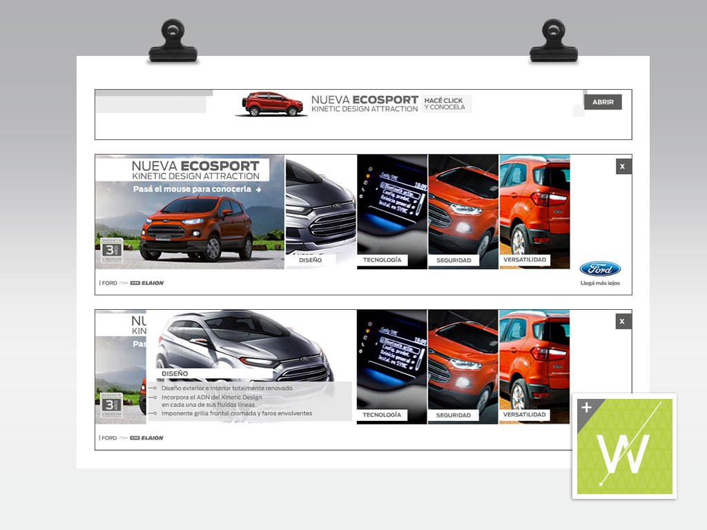 2013 - Ford Ecosport / Banners