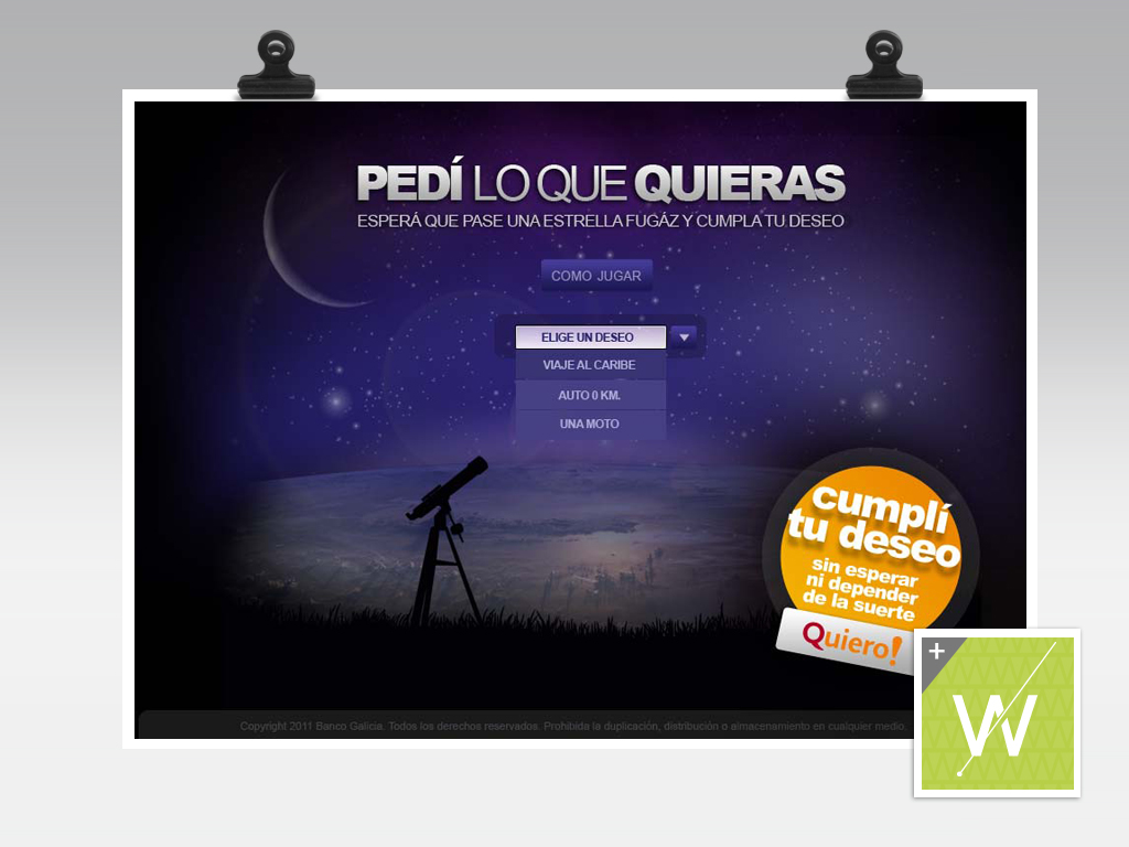 2012 - Banco Galicia - Estrella